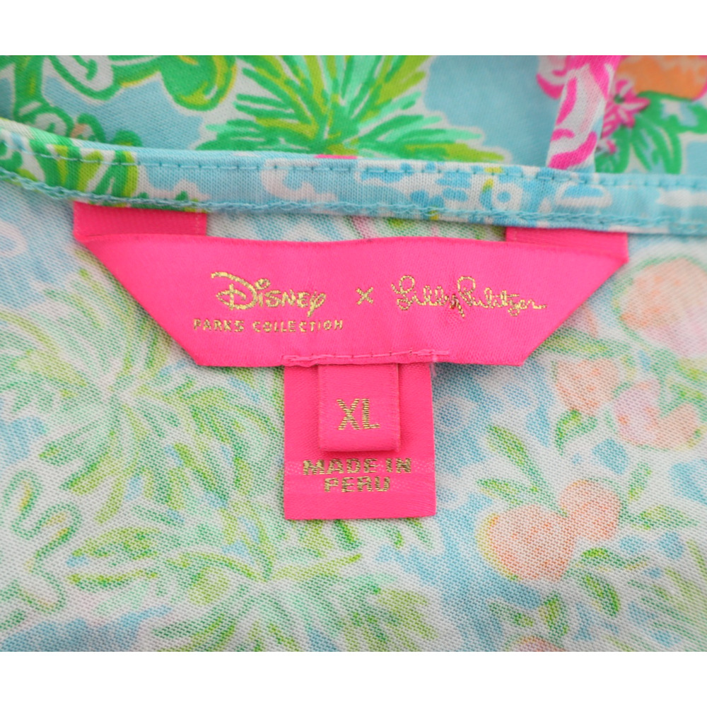 Lilly Pulitzer x Disney Parks Kristen Swing Tank Dress Sz XL Pima Cotton - Picture 6 of 10